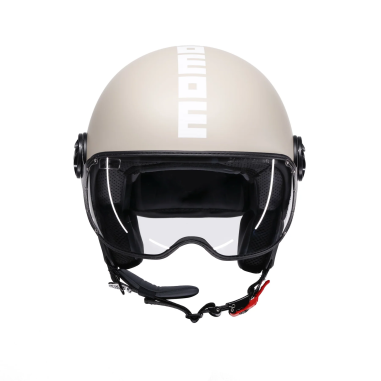 MOMO DESIGN CASCO JET FGTR CLASSIC MALTED LATTE / BIANCO