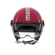 MOMO DESIGN CASCO JET FGTR CLASSIC CANDY FUCSIA / BIANCO