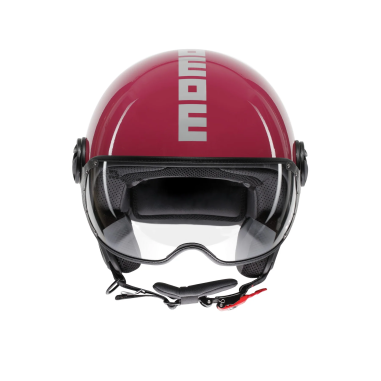 MOMO DESIGN CASCO JET FGTR CLASSIC CANDY FUCSIA / BIANCO