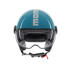 MOMO DESIGN CASCO JET FGTR CLASSIC CANDY BLU LAGO / BIANCO