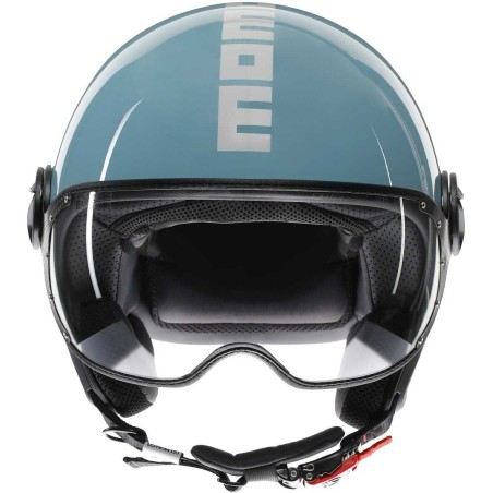 MOMO DESIGN CASCO JET FGTR CLASSIC AZZURRO CIELO LUCIDO / BIANCO