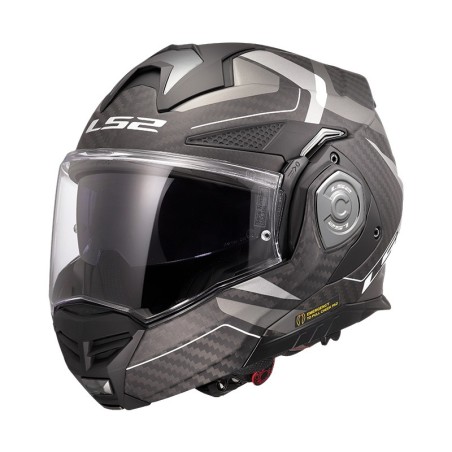 LS2 CASCO RIBALTABILE CARBONIO ADVANT X CARBON HORIZON MATT