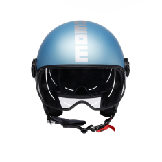 MOMO DESIGN CASCO JET FGTR EVO SPRING AZZURRO / ARGENTO