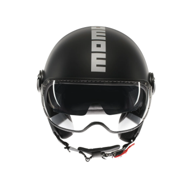 MOMO DESIGN CASCO JET FGTR EVO NERO OPACO / ARGENTO