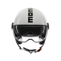 MOMO DESIGN CASCO JET FGTR EVO BIANCO LUCIDO / NERO