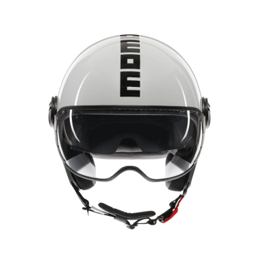 MOMO DESIGN CASCO JET FGTR EVO BIANCO LUCIDO / NERO