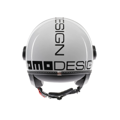 MOMO DESIGN CASCO JET FGTR EVO BIANCO LUCIDO / NERO 2
