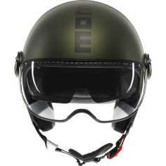 MOMO DESIGN CASCO JET FGTR EVO VERDE OPACO / NERO
