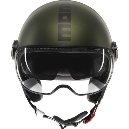 MOMO DESIGN CASCO JET FGTR EVO VERDE OPACO / NERO