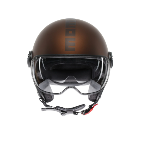 MOMO DESIGN CASCO JET FGTR EVO ESPRESSO OPACO / NERO