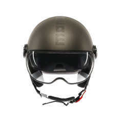 MOMO DESIGN CASCO JET FGTR EVO HIP BRONZO OPACO / PIETRA