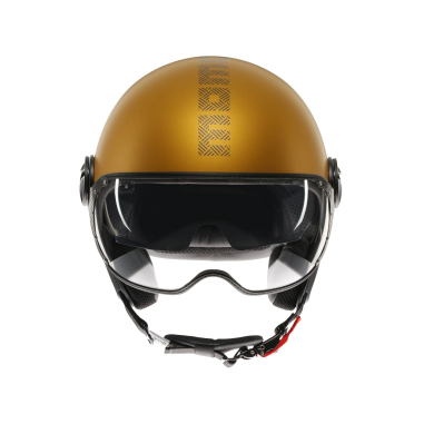 MOMO DESIGN CASCO JET FGTR EVO HIP OCRA OPACO / ARGENTO