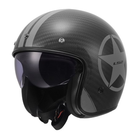 LS2 CASCO JET CARBONIO BOB II CARBON