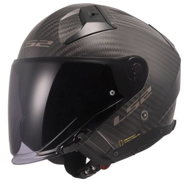 LS2 CASCO JET CARBONIO INFINITY II CARBON CARBON MATT