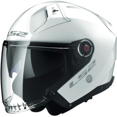 LS2 CASCO JET INFINITY II WHITE GLOSS