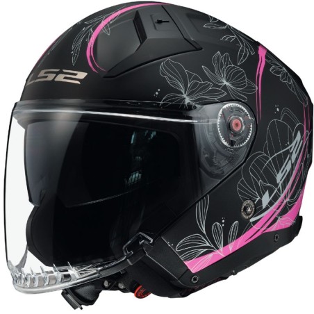 LS2 CASCO JET INFINITY II LOTUS MATT PINK