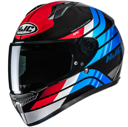 HJC CASCO INTEGRALE C10 HIPER ROSSO VERDE MC21