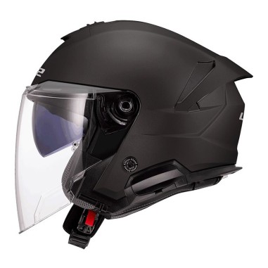 LS2 CASCO JET VERSO II BLACK MATT