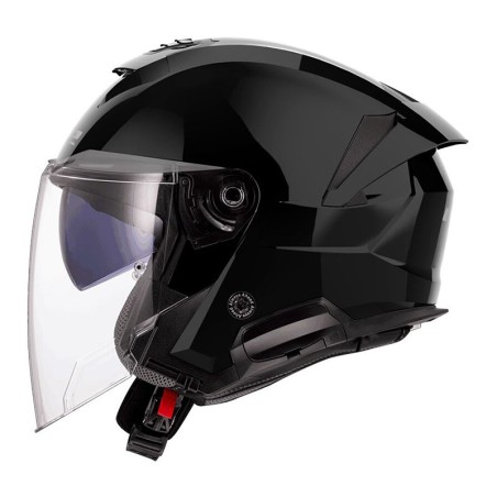 LS2 CASCO JET VERSO II BLACK GLOSS