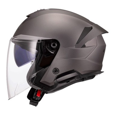LS2 CASCO JET VERSO II TITANIUM MATT