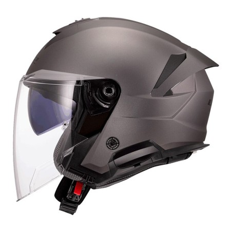 LS2 CASCO JET VERSO II TITANIUM MATT