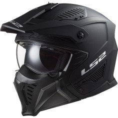 LS2 CASCO JET DRIFTER BLACK MATT