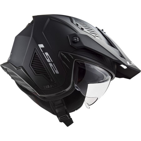 LS2 CASCO JET DRIFTER BLACK MATT