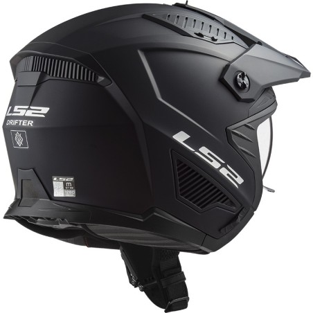 LS2 CASCO JET DRIFTER BLACK MATT