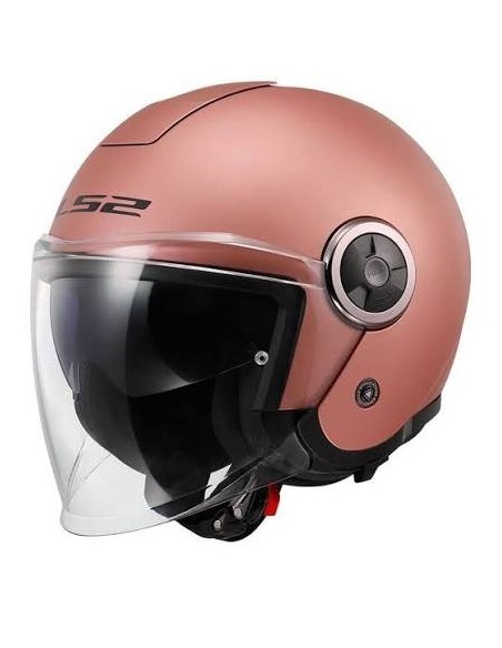 LS2 CASCO JET CLASSY GOLD PINK MATT