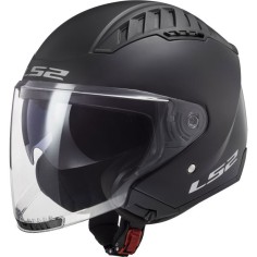 LS2 CASCO JET COPTER II BLACK MATT