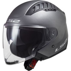 LS2 CASCO JET COPTER II TITANIUM MATT