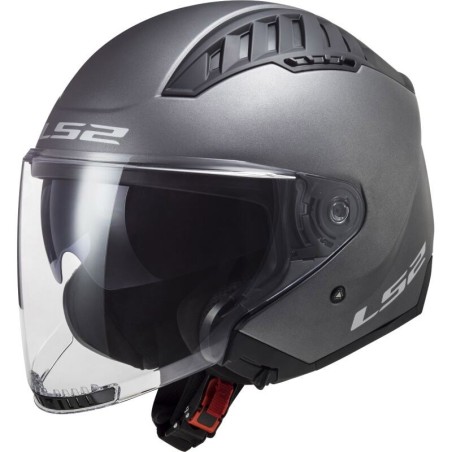 LS2 CASCO JET COPTER II TITANIUM MATT