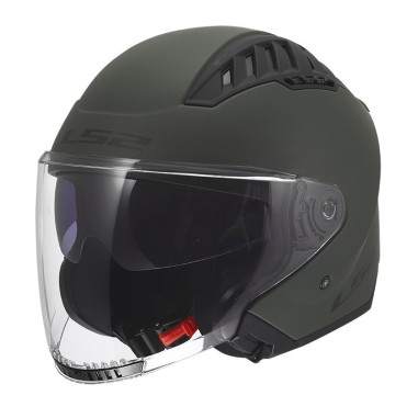LS2 CASCO JET COPTER II MILITARY GREEN