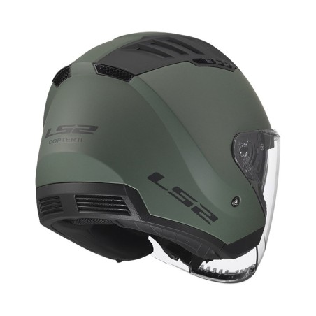 LS2 CASCO JET COPTER II MILITARY GREEN