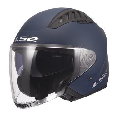 LS2 CASCO JET COPTER II NAVY BLUE