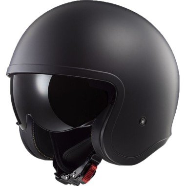 LS2 CASCO JET SPITFIRE II BLACK MATT