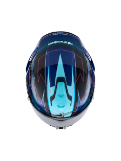 ALPINESTARS CASCO INTEGRALE S-R7 KINETIS BLU 2