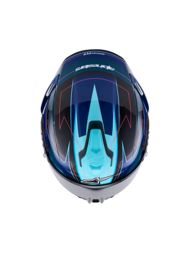 ALPINESTARS CASCO INTEGRALE S-R7 KINETIS BLU