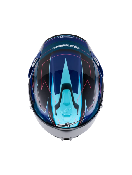 ALPINESTARS CASCO INTEGRALE S-R7 KINETIS BLU