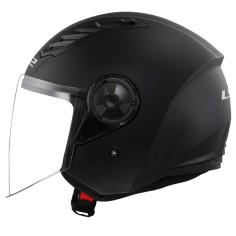 LS2 CASCO JET AIRFLOW II BLACK MATT