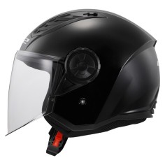 LS2 CASCO JET AIRFLOW II BLACK GLOSS