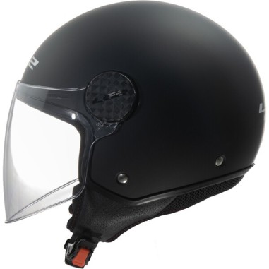 LS2 CASCO JET SPHERE II BLACK MATT