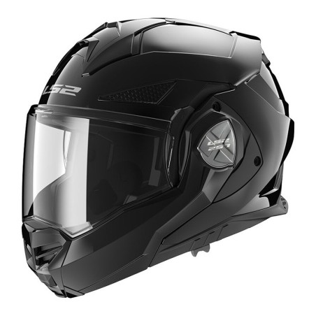 LS2 CASCO RIBALTABILE ADVANT X BLACK GLOSS