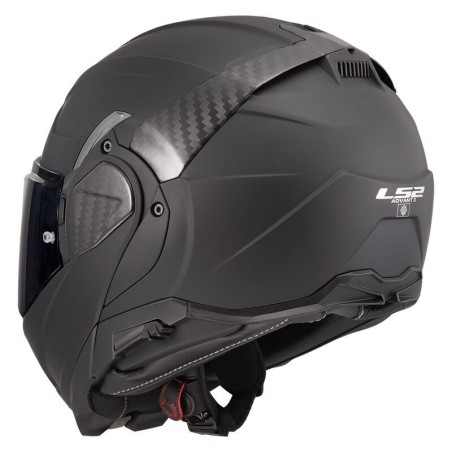 LS2 CASCO RIBALTABILE ADVANT II BLACK MATT