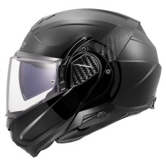 LS2 CASCO RIBALTABILE ADVANT II BLACK GLOSS
