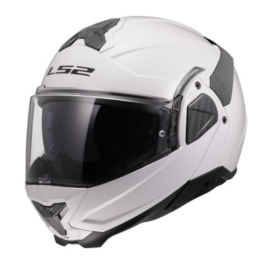 LS2 CASCO RIBALTABILE ADVANT II WHITE GLOSS