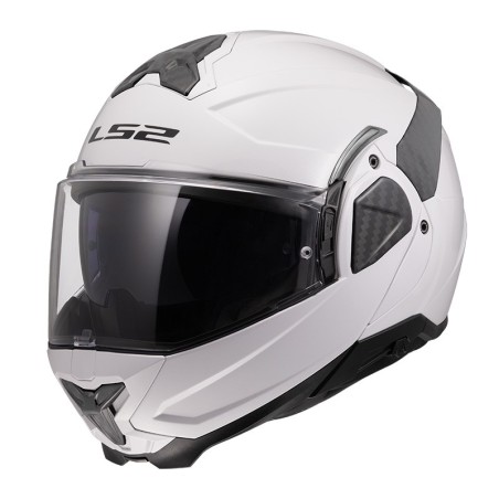 LS2 CASCO RIBALTABILE ADVANT II WHITE GLOSS
