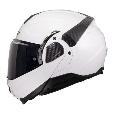 LS2 CASCO RIBALTABILE ADVANT II WHITE GLOSS