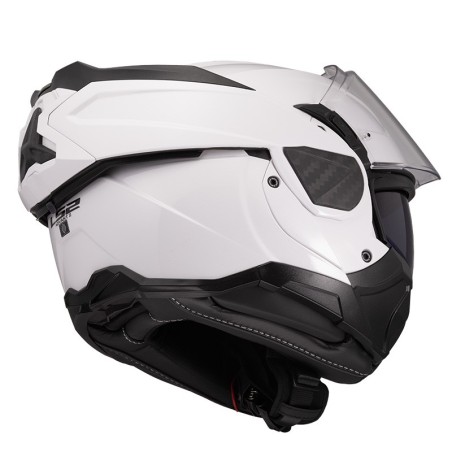 LS2 CASCO RIBALTABILE ADVANT II WHITE GLOSS