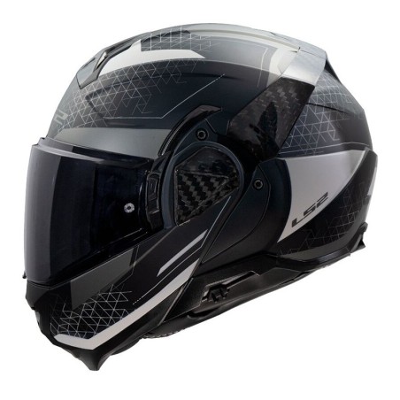 LS2 CASCO RIBALTABILE ADVANT II ASTRAL BLACK GREY MATT